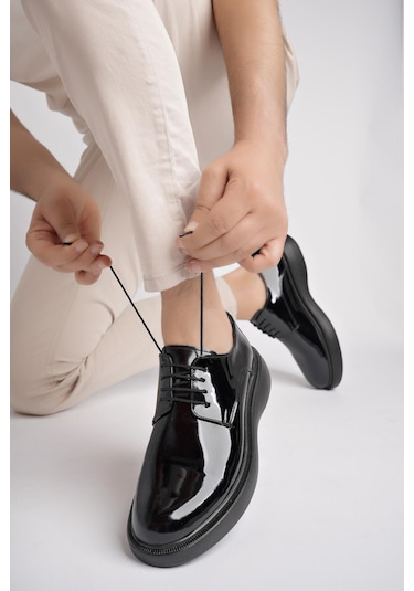 Muggo Smith Garantili Günlük Klasik Hakiki Deri Casual Rahat Ortopedik Kalın Taban Erkek Ayakkabı Siyah - Buz Muggo Smith Garantili Günlük Klasik Hakiki Deri Casual Rahat Ortopedik Kalın Taban Erkek Ayakkabı Siyah - Buz