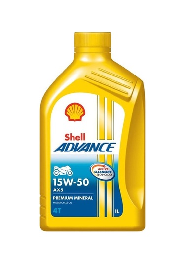 Shell Advance 4t Ax5 15W50 Motosiklet Motor Yağı 1 L