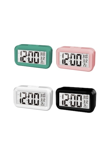 Dijital Masa Üstü Çalar Saat Çok Renkli