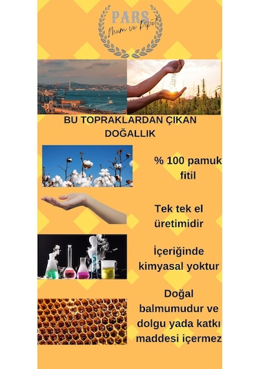 5+5 10 Adet Doğal Bal Mumu Tealight Ve Doğal Soya Mumu-buhurdanlık Büyük Boy Çap:5,5 Cm Beyaz Ve Bal