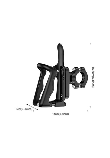 Nukrotech Tmc Motosiklet Ve Bisiklet Matara Ve Suluk Tutucu Siyah