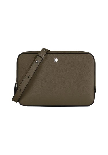 Montblanc Sartorial Deri Küçük Boy Çanta 221574 Haki
