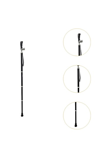 Suntek Trekking Direği Teleskopik 3 Eklemli Yürüyüş Siyah Siyah