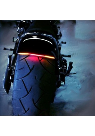 Motosiklet İçin 5w 12v 300lm Kırmızı-sarı Işık 32 Led Fren Lambaları, Kablo Uzunluğu: 50cm