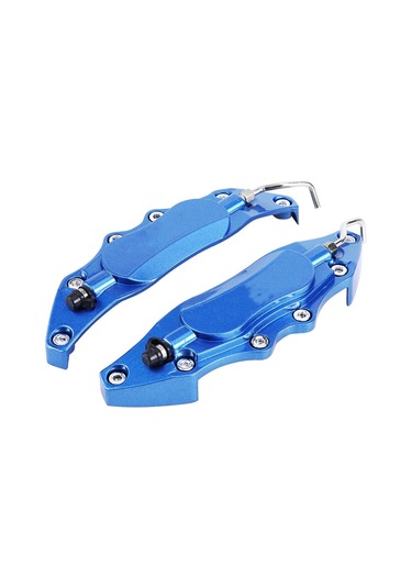 Xiyyadms Mavi Alüminyum Fren Kalip Korumalı Kapaklar - Küçük Boy 14-15 İnç Jantlar İçin - Parça Seti - Dayanıklı Ve Kolay Kurulum