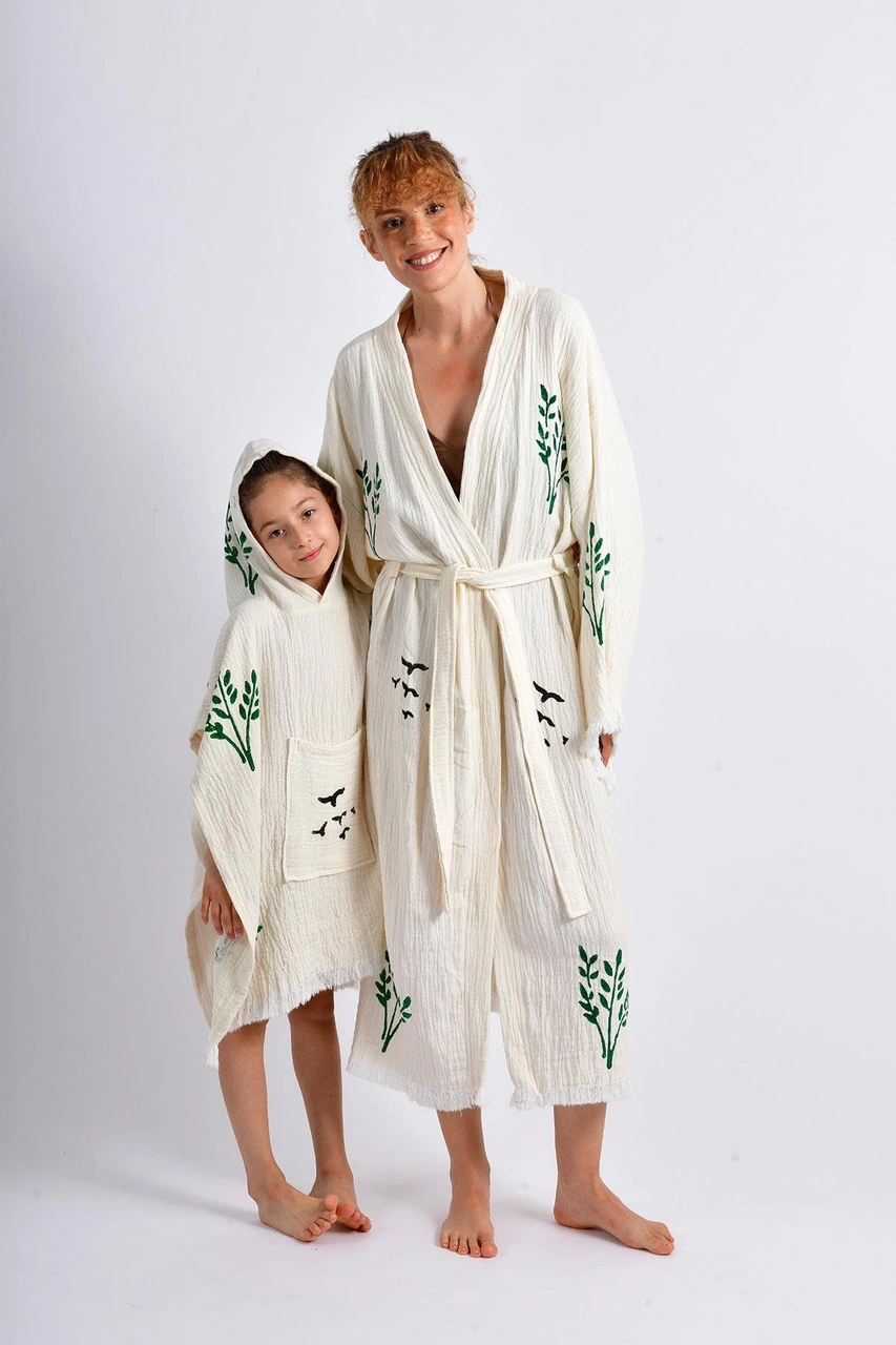 Brandsmithshop Sunset Sipirit Anne Çocuk Kimono Panço Set Çok Renkli