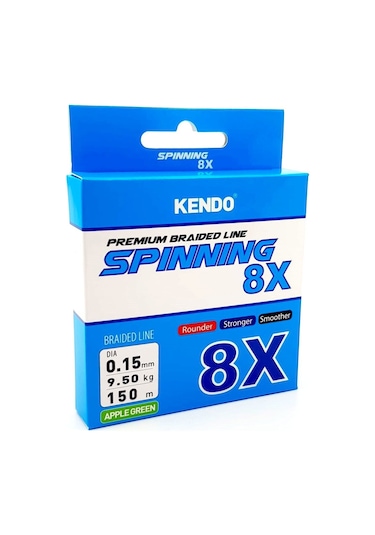 Kendo Spinning 8X Fighting 150 mt Örgü ip (Apple Green) Kendo Spinning 8X Fighting 150 mt Örgü ip (Apple Green)