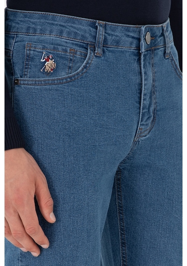 U.s. Polo Assn. Erkek Mavi Jean Pantolon 50298524-dn0022 Mavi