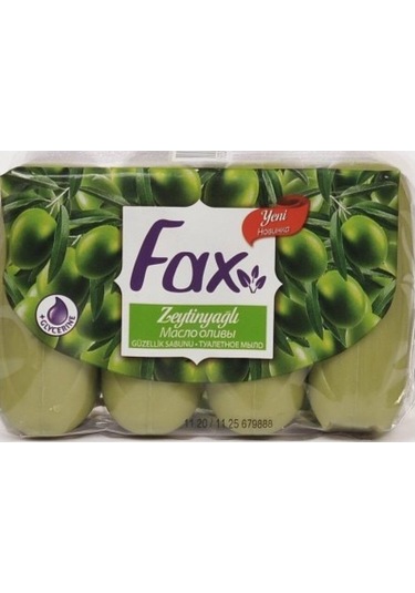 Fax Zeytinyağlı Katı Güzellik Sabunu 4'lü 70 G x 4