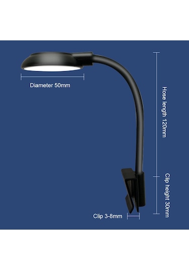 Sones 5w Balık Tankı Led Klip Işık Usb Fişi Aydınlatma Akvaryum Saydam Su Bitkileri Lamba