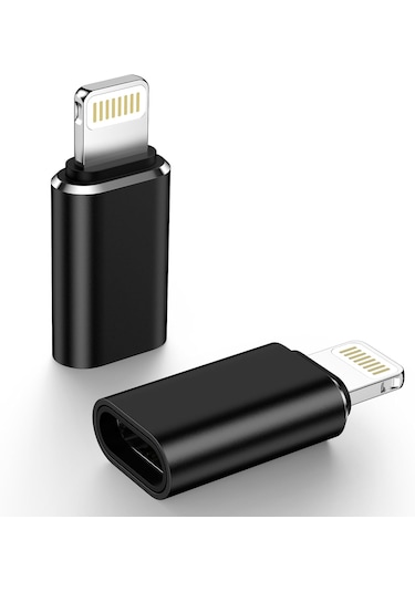 Daytona Lightning To USB Type C Dönüştürücü Adaptör x 2 Adet – iPhone & Apple Uyumlu iPad 14'e Kadar