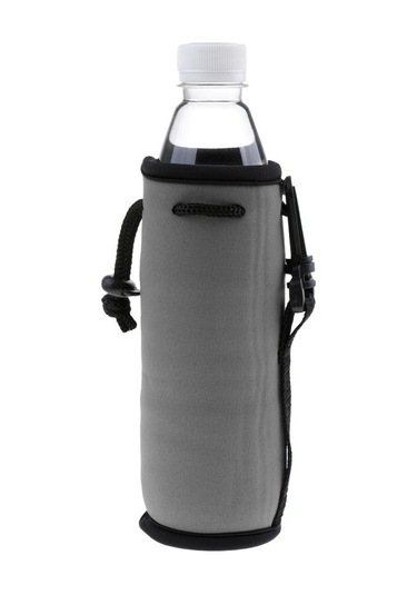 Dolıty Neopren Yalıtımlı Spor Su Şişesi Kapağı Kılıfı Gri