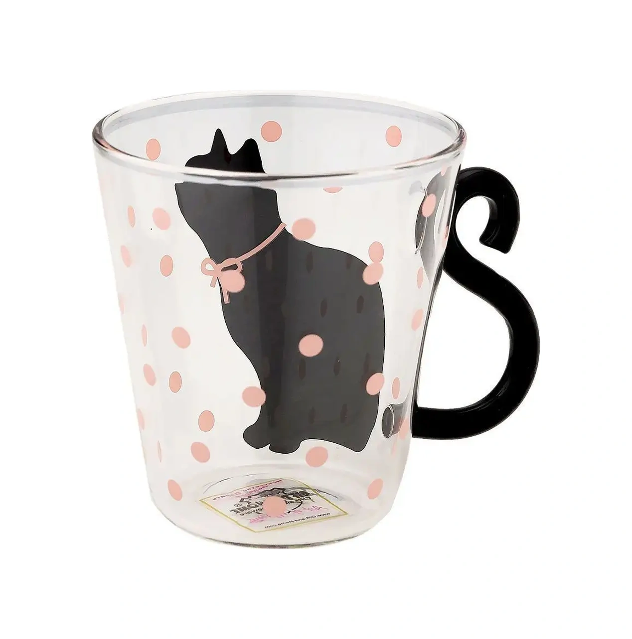 Gift'n'home Kedi Baskılı Hediye Cam Kupa 11414488 Siyah