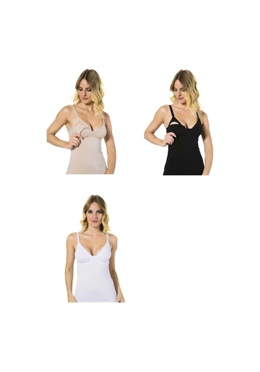 Kadın Siyah Emzirme Atleti 3050 001