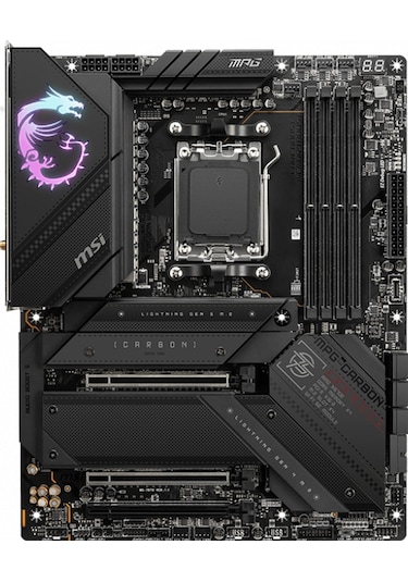 MSI MPG X670E Carbon WIFI AMD X670 6600 MHz (OC) DDR5 Soket AM5 ATX Anakart