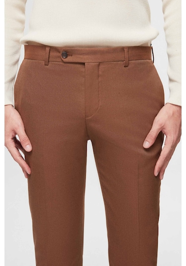 Twn Camel Gabardin Kumaş Pantolon 3ef03hc083451 C02