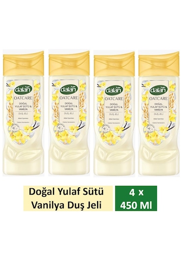 Dalan Duş Jeli Oatcare Yulaf Sütü Ve Vanilya 450 Ml X 4 Adet