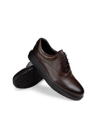 Deery Hakiki Deri Kahverengi Günlük Erkek Ayakkabı-Kahverengi (539893203) Kahverengi