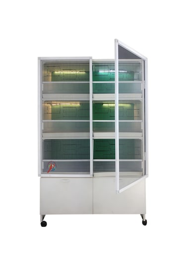 İstanbul Kafes Model 6D Pvc Kuş Dolabı