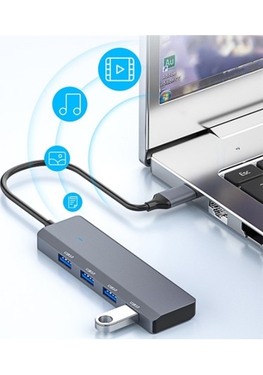 Ads-305c Tip-c'den 4 Bağlantı Noktalı Usb3.0 Usb Hub Adaptörüne Diğer