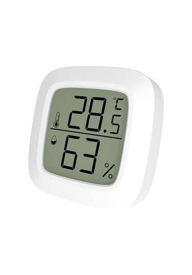 Dofolink Beyaz Mini Evcil Elektrikli Nem Ve Sicaklık Ölçer - Manyetik - Yüksek Hassasiyet - C - Cr2032 Pil Dahil