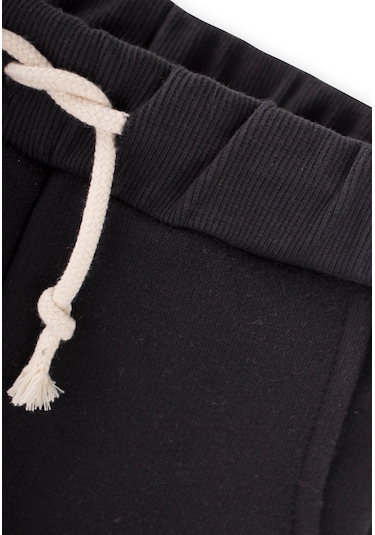 Cigit Cepli Eşofman 1-9 Yaş Siyah Siyah