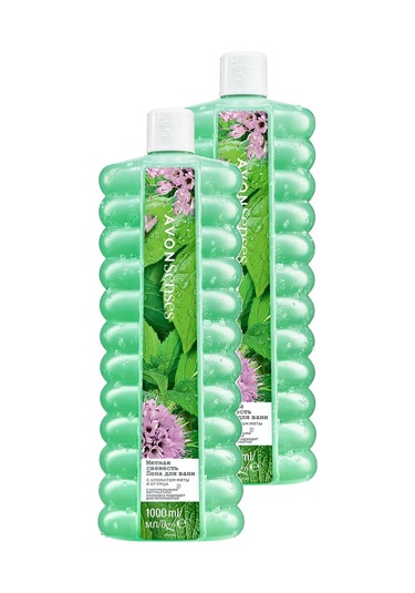 Avon Senses Water Mint Nane Ve Salatalık Kokulu Banyo Köpüğü 2 x 1 L