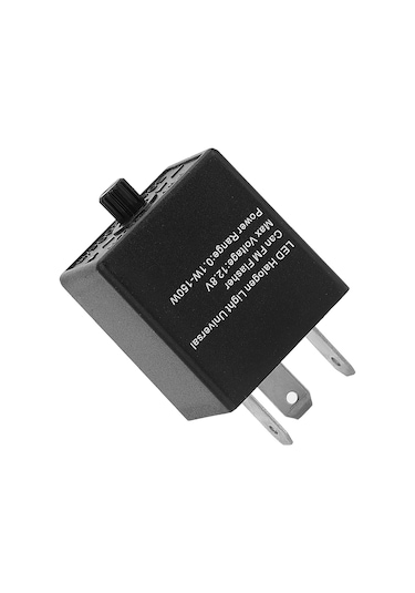 Lemestar 12v Motor Ve Otomobil İçin 3-pin Led Sinyal Flasörü - Frekans Ayarlanabilir, Otomatik Korumalı, Plug & Play Smd Teknoloji Röle