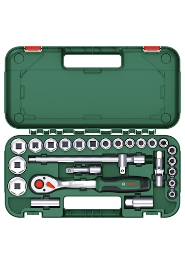Bosch 1/2 25 Parça Cırcırlı Somun Sıkma Seti - 1600A02Z9F