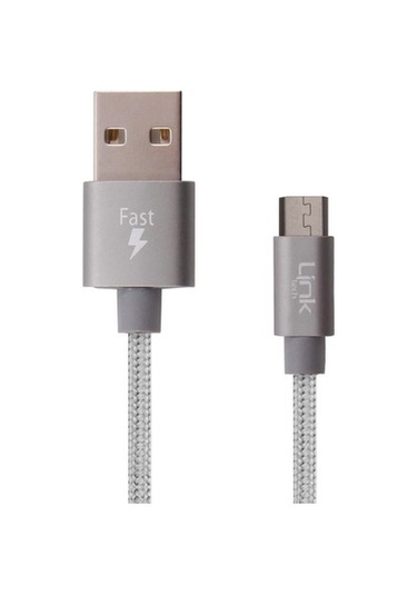 Linktech K551 Micro Usb Örgü Metal Başlı 1Mt Şarj Ve Data Kablosu (359712231)