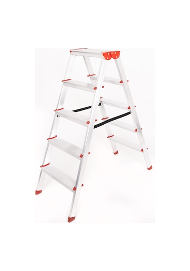 Alüminyum Çift Çıkışlı 5 Basamaklı Merdiven 109 Cm Accm.03