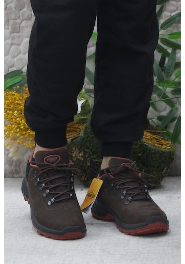 Scooter M4101 Kahve Outdoor Ayakkabı Hakiki Deri Su Geçirmez Erkek Ayakkabı 001