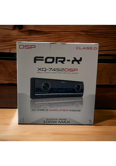 For-x Xq-7452dsp Oto Teyp 4x100 4 Kanal Amfi Çıkış 4v