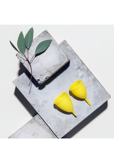 Lunette Menstrual Cup - Regl Kabı - Adet Kabı Model 2 Sarı