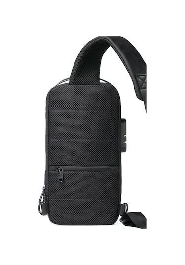 Pasifix 9530 Usb Sarj Portlu Ve Kilitli Omuz ve Göğüs Çantası