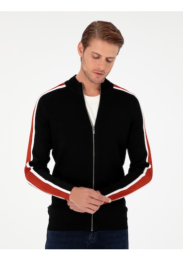 Pierre Cardin Erkek Siyah Hırka Triko 50296447-vr046 Siyah