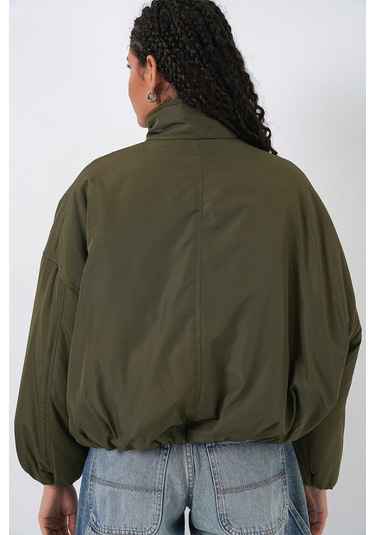 Bigdart Kadın Oversize Bomber Şişme Mont 5124 - Haki