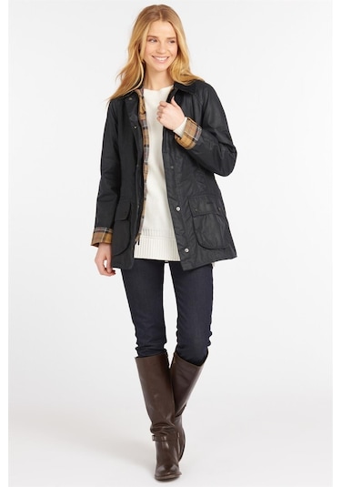 Barbour Beadnell Yağlı Ceket Ny91 Navy-ny91 Navy Lacivert