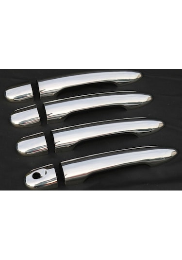 Renault Clio 3 Grandtour Krom Kapı Kolu Takımı Paslanmaz Çelik N11.543