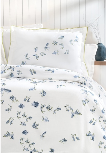 Yataş Bedding Betta Tek Kişilik Pike Takımı - Mavi