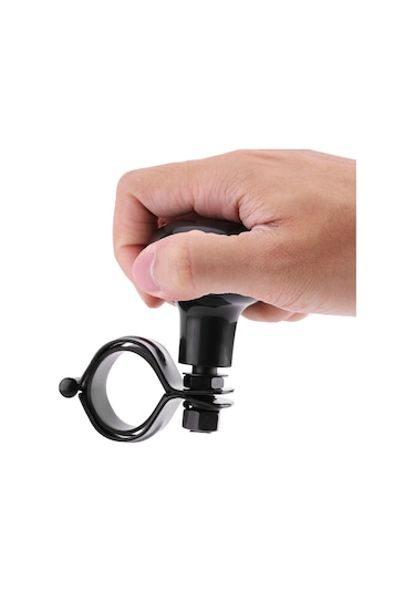 Kosona Siyah Plastik Metal Direksiyon Çubuğu Kolu - Evrensel Uyum, 360 Hızlı Kontrol, Kolay Montaj Sı-a0072