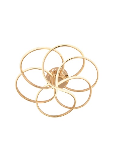 Samyeli Gold Kumandalı Ve Dimerli Beyaz, Sarı, Gün Işığı Ledli Plafonyer Avize Sb-ld-511 Gold