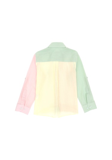 U.s. Polo Assn. Erkek Çocuk Su Yeşili Gömlek Desenli 50306578-vr048 Su Yesılı