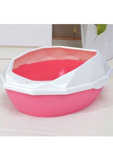 Mufunye Pembe Elmas Kenarlı Çıkarılabilir Kabuklu Kum Kabı