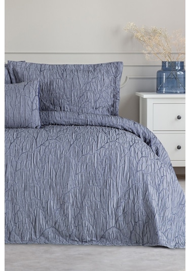 Özdilek Yatak Örtüsü Nırvana Indıgo Çift Kişilik İndigo