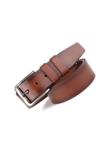 Rich Smith %100 Hakiki Deri Erkek Spor Taba Spor Kemer 4,5Cm