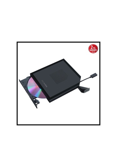 Asus Sdrw-08v1m-u Zendrive, Usb Type-c External, Siyah, Slim, Optik Okuyucu/yazıcı