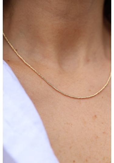 Yenigün Kuyumculuk 14 Ayar Altın Mini Dorika Dizisi Kolye Kly17114