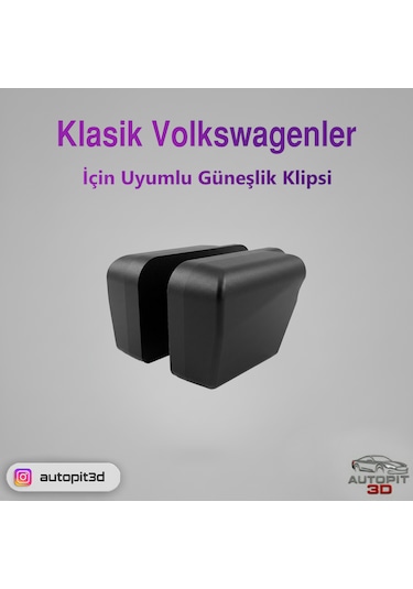 Klasik Volkswagenler İçin Güneşlik Klipsi