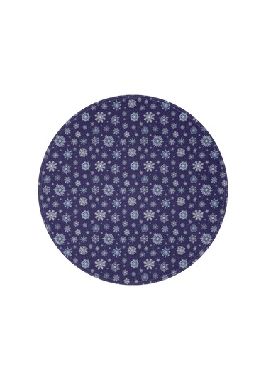 Noel Desenli 47 İnç Yuvarlak Flanel Battaniye, Yetişkin Ve Çocuk İçin, Yumuşak, Rahat Ve Hafif Noel Kar Yağmuru Karanlık